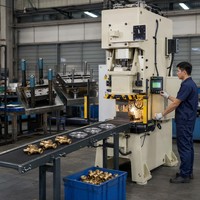 Presse hydraulique avec rideau lumineux de sécurité moteur, cadre vertical, usinage CNC pour le poinçonnage industriel des métaux