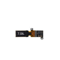 Voltmeter Digital OLED Mini Ultra Tipis 0.5 Inci Pengukur Tegangan DC 0-30V Penguji Tegangan Layar OLED Kecil untuk Baterai Mobil DIY