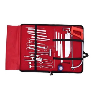 Kit post-mortem de alta calidad para uso hospitalario Kit post-mortem de acero inoxidable Instrumentos de autopsia reutilizables - Product Image 3