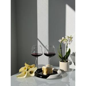 Copas de Vino de Vidrio Ecológicas Hechas a Mano, Realzan el Sabor, Claridad, Expresión Aromática, Diseño Clásico, Símbolo de Hospitalidad, Buen Gusto - Product Image 5