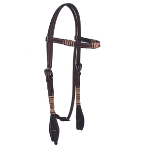 Vente chaude 2023 Bride occidentale en cuir de vache Bride occidentale pour l'équitation utilisée par les exportateurs indiens - Product Image 1