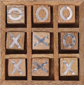 Planche à orteil en bois de conception unique polie avec or brun XOXO jeu de puzzle amis temps de famille jeu de bureau - Product Image 2