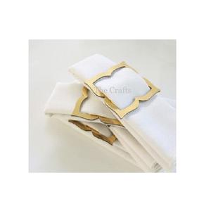 Anillo de Servilleta de Aluminio con Diseño de Hoja para Decoración de Mesa, Anillo de Servilleta de Papel con la Mejor Calidad - Product Image 3