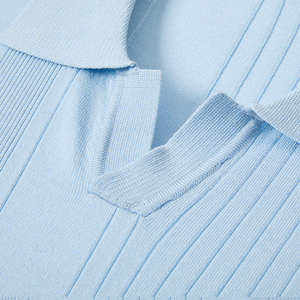 Camiseta de algodón de manga corta de punto para hombre, tela de algodón puro, camiseta informal personalizada OEM, atuendo cómodo de verano - Product Image 3