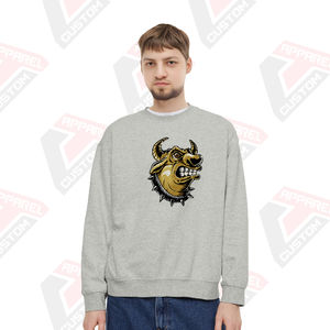 Sweat-shirt d'hiver ultra doux et personnalisable pour hommes avec tissu respirant et imperméable en polyester/coton polaire 380g - Product Image 3