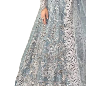 Ropa de fiesta de boda india paquistaní, vestidos de mujer recién llegados, vestidos de novia bordados de diseñador paquistaní, vestido de noche modesto - Product Image 5