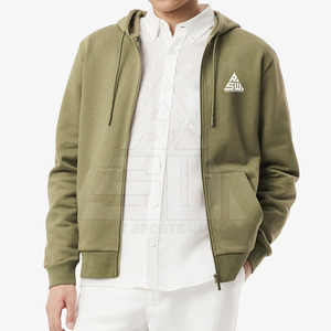 Sweat-shirts à fermeture éclair pour hommes fabriqués au Pakistan, mélange polyester/coton, haute qualité, service OEM, couleurs tendance contrastées, prix bas - Product Image 4