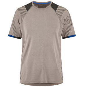 เสื้อยืดออกกำลังกายสำหรับผู้ชายเสื้อผ้าออกกำลังกายเสื้อยืดออกกำลังกายฟิตเนสเสื้อยืดผ้าฝ้าย95% 5% อีลาสเทนสั่งทำพร้อมโลโก้ - Product Image 3