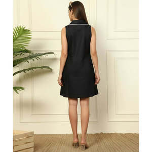 Vestido Corto Tipo A, por Encima de la Rodilla, Elegante y Festivo para la Playa, Vestido Corto de Una Pieza - Product Image 4