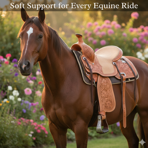 High-Quality Argentina Leather Western Horse <b>Saddle</b> / Floral Hand Tooled Design / Equestrian Tack Wholesale 2026 - Product Image 2