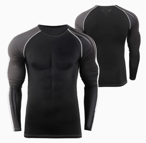 Haut de sport MMA pour homme à manches courtes, motif lettres en laine peignée, sublimation intégrale, coupe ample personnalisée, pour le combat - Product Image 1