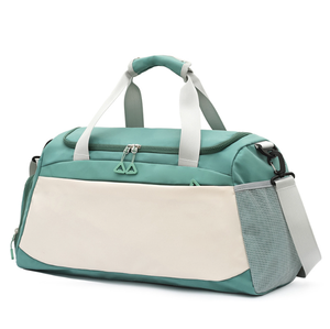 Sac de sport de voyage à bandoulière léger de grande capacité avec compartiment à chaussures, imprimé avec un logo personnalisé, taille plus - Product Image 2