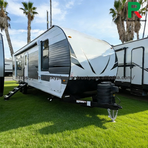 Remolque de Viaje de Aluminio Gris 2025 Usado en los EE. UU. para Acampar con RV, con Área para Dormir - Product Image 1