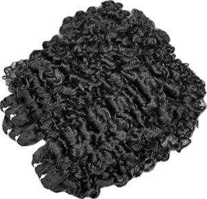 Cheveux bouclés birmans les plus vendus en paquet brut, 100% cheveux vierges bruts cheveux bouclés vietnamiens, extension de cheveux humains pour les femmes noires - Product Image 3