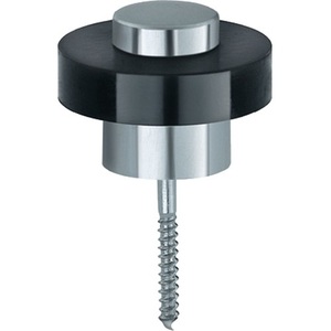 Door Stop FSB <b>Floor</b> <b>Buffer</b> 38 3881 45 Mm Height 34 Mm Aluminum Natural Color F1 Dowel Mounting - Product Image 1