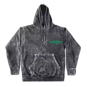 Sweat-shirts à capuche unisexes surdimensionnés en molleton/éponge française 100% coton de qualité supérieure, broderie 3D du logo sur le devant, hiver - Product Image 2