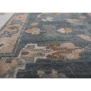 Cyanna <b>Boho</b> Floral Wool <b>Rugs</b> Hand Knotted 9x12 Ivory Rectangle for Home Living Room and Bedroom EPR-1512 - Product Image 3