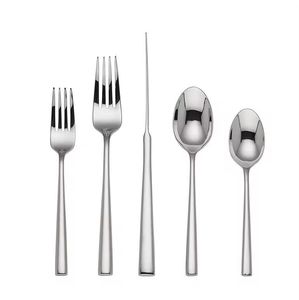 Juego de cubiertos de plástico dorado-Tenedores resistentes Cucharas Cuchillos para fiesta Boda Catering Uso a granel - Product Image 2