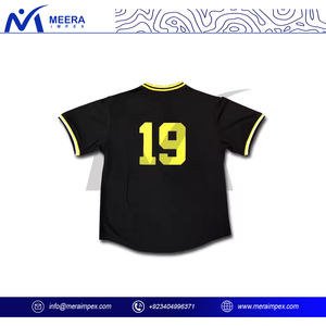 Camiseta de Béisbol Personalizada Premium con Logotipo, Talla Grande, Secado Rápido, Transpirable, Antibacteriana, con Botones, Estampado Técnico - Product Image 2