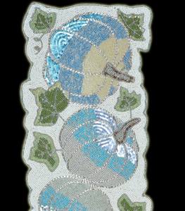 Mantel individual hecho a mano antideslizante duradero con cuentas de lujo MS Handicraft - Product Image 1