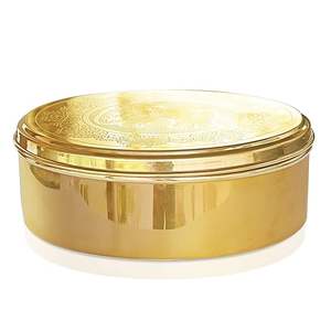 Boîte à épices en laiton à 7 compartiments avec couvercle Outil de stockage d'herbes et d'épices de forme ronde PAR HF CRAFTS - Product Image 3