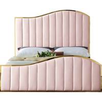 Ensemble de lit moderne minimaliste en teck massif, revêtement en similicuir, doux, écologique, durable, haut de gamme, pour usage résidentiel et hôtelier