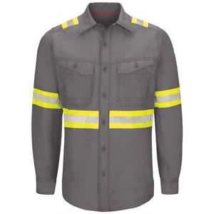Poliéster/nailon transpirable resistente al fuego ropa de seguridad reflectante camisa de fuego de trabajo ropa de trabajo protectora Material de la mejor calidad - Product Image 1