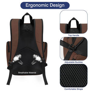 Sac à dos de sport personnalisé de haute qualité, antivol, pour le basketball ou le football, avec fermeture à glissière, faible MOQ offert - Product Image 5