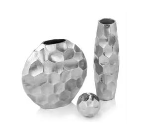 แจกันดอกไม้ทำจากอลูมิเนียมคุณภาพสูงออกแบบได้เองหรูหราสำหรับตกแต่งบ้านโรงแรมใช้ในห้องนอนและห้องนั่งเล่น - Product Image 1