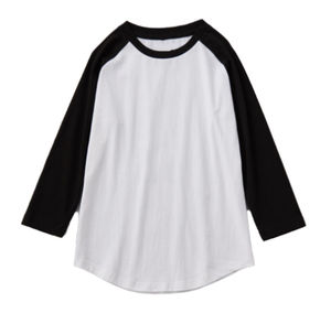 Marque privée T-shirts raglan pour femmes Approvisionnement en gros avec T-shirts raglan personnalisés T-shirts raglan respirants à manches longues pour femmes - Product Image 1