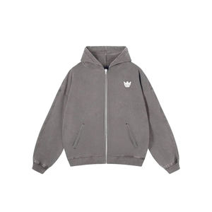 Sweat-shirt à capuche oversize pour homme en coton 100% avec logo personnalisé, à épaules tombantes, en molleton lourd, style français - Product Image 6