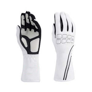 Personalizado a prueba de viento de cuero Racing Karting Guantes de dedo completo estiramiento para motocicleta Auto Racing Sim Driving Unisex - Product Image 3
