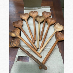 Cuchara de madera con estampado personalizado, producto artesanal para el hogar, producto vietnamita, oferta, para cocina, venta al por mayor - Product Image 1