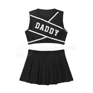 Uniforme de Porristas para Mujer, Material de Poliéster, Impresión de Logotipo Personalizada, Sublimación de Alta Calidad, Gran Venta - Product Image 3