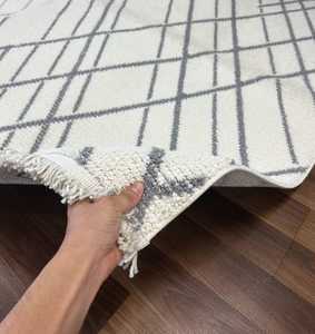 พรมพื้นที่8x10ถักด้วยมือสไตล์วินเทจลวดลายนามธรรมสีสันสดใสสำหรับห้องนอนห้องครัวเด็กห้องอื่นๆ - Product Image 1