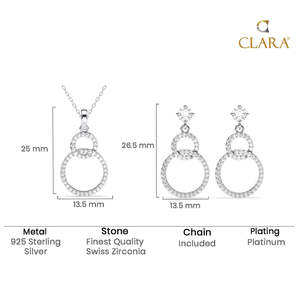 Compre en Línea Conjuntos de Pendientes de Plata de Ley 925 de Primera Calidad para Bodas - Product Image 5