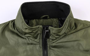 Vestes chaudes en coton pour hommes de qualité supérieure OEM, coupe ajustée, veste bomber, automne hiver, décontractée, manches longues, manteaux chauds pour hommes - Product Image 5