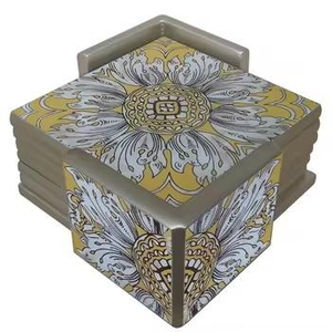 Sous-verres en bois personnalisés de style classique, imprimés à l'écran, de haute qualité, respectueux de l'environnement, best-seller, pour la maison et la cuisine - Product Image 4