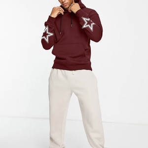 Sweat à capuche streetwear homme en polyester/coton brodé et imprimé numériquement, manches longues, épais, pour l'hiver, prix de gros abordable - Product Image 3