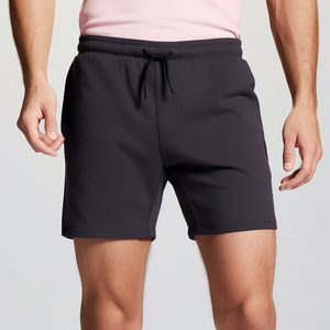 Short de survêtement en coton avec poches entraînement décontracté pantalon ample pour hommes course athlétique hommes 5 pouces entrejambe été Shorts hommes - Product Image 5