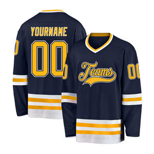 Maillots de hockey sur glace personnalisables 2026 - 100% polyester, extensible dans les quatre sens, respirant, séchage rapide, nom de l'équipe personnalisé, logo, positions - Product Image 3