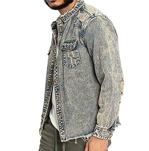 Chaqueta vaquera de calidad superior para hombre, venta al por mayor, material duradero hecho a medida, Chaquetas vaqueras de uso informal con estilo a precio barato para hombre - Product Image 2