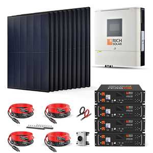 4000W 48VDC-120VAC Rich Solar <b>Kit</b> for RV <b>Electrical</b> Systems - Product Image 1