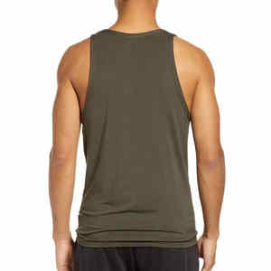 Débardeurs en coton coupe étroite vêtements pour hommes de haute qualité OEM couleur personnalisée sans manches vêtements d'entraînement d'été débardeur - Product Image 3