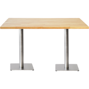 Tavolo da pranzo ovale di lusso Set di legno massello leggero con Base convertibile rettangolare Design per casa casa casa casa casa casa o uso appartamento - Product Image 2