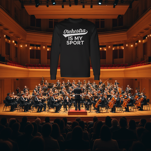 T-shirt à manches longues pour maître de la chœur et chef d'orchestre, style sportif, pour usage promotionnel - Product Image 1