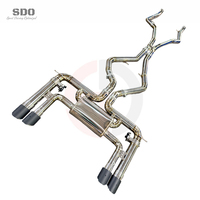 Échappement arrière SDO ultra léger en titane haute performance pour BMW X5M X6M E70 E71 4.4TT V8 2009-2014 avec silencieux à soupape électronique