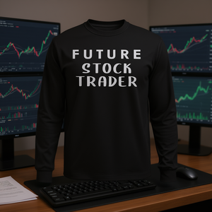Camiseta de manga larga Future Stock Trader para entrenamiento de trading diario - Product Image 3