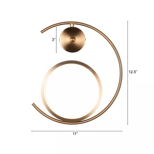 Lampe de table LED en métal à double verre, design moderne, Wi-Fi, intensité réglable, certifiée RoHS, écologique, pour salon et chambre à coucher - Product Image 5