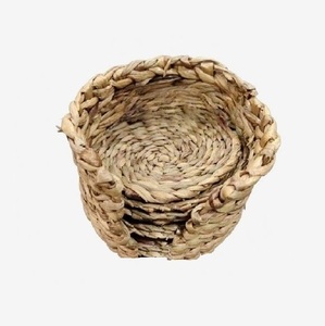 Eco-Friendly 3 Slots Woven Seagrass <b>Storage</b> Box and Tray for Desk Organization New Design Handmade <b>Rattan</b> <b>Storage</b> Basket and Box - Product Image 6